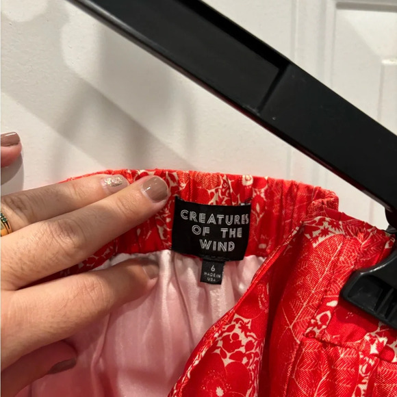 creatures of the wind silk pants sz 6 - Picture 4 of 5